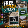 FREE DOWNLOAD 5 PLANS